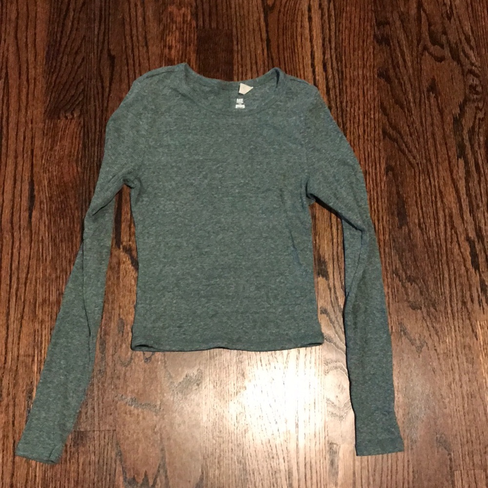 Pacsun Fitted Crop Long Sleeve